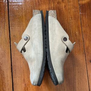 Birkenstock Boston Oiled Leather Tobacco Brown Clog